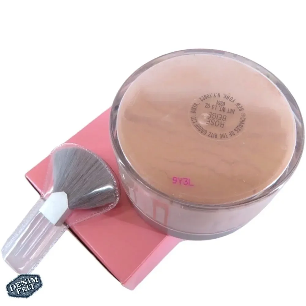 Charles of the Ritz Custom Blended Powder Rose Beige 1.5oz Vintage New in Box